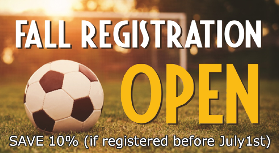 2023 Fall Soccer Registration is OPEN!